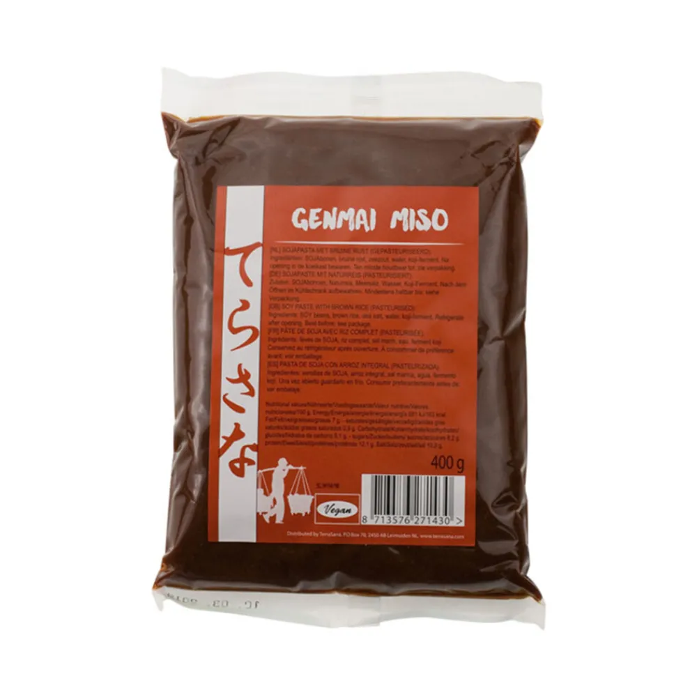 Siropen & Zoetstoffen<Terrasana 3x Genmai Miso Bruine Rijst 400 gr