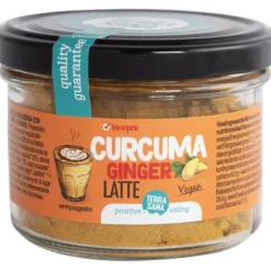 3x Latte Curcuma Gember Bio 70 gr^Terrasana Hot