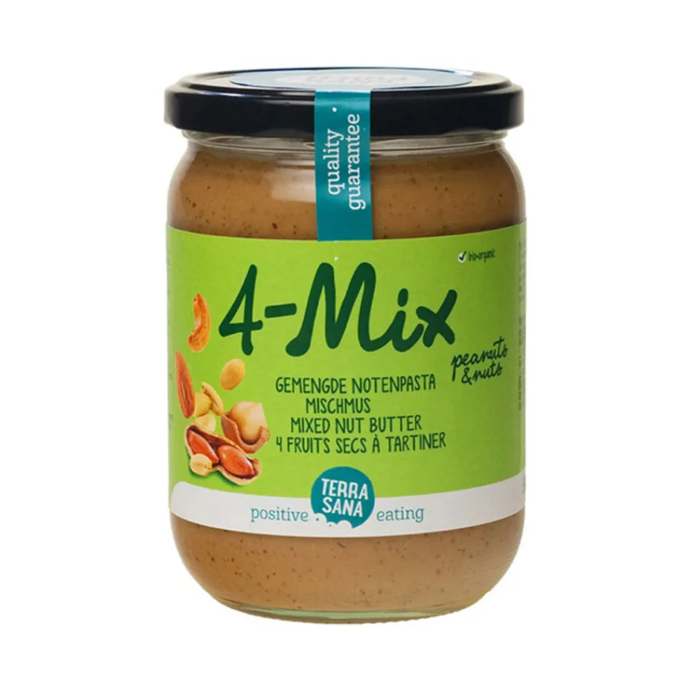 Beleg<Terrasana 3x Notenpasta 4 Mix 500 gr