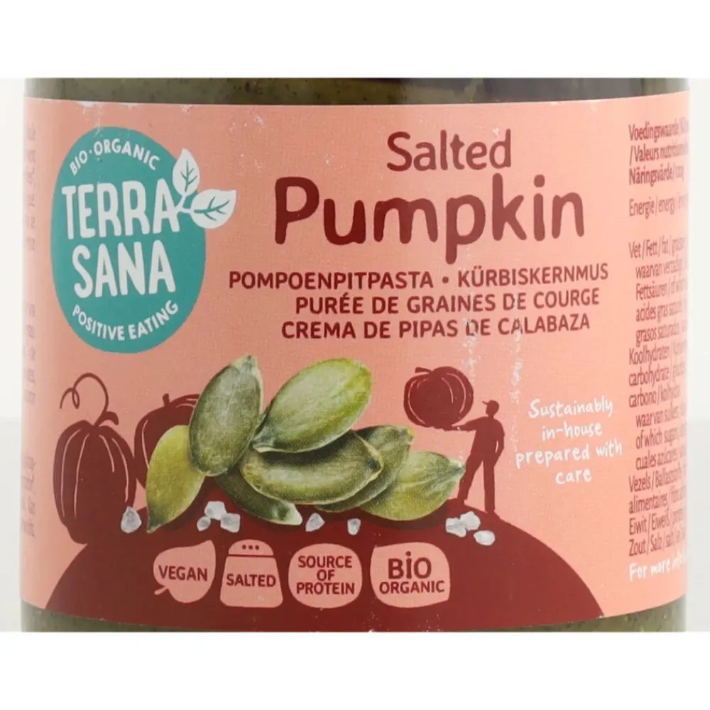 2x Pompoenpitpasta Biologisch 250 gr^Terrasana Online