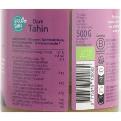3x Tahin zonder Zout 500 gr^Terrasana New