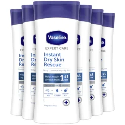 Huidverzorging<Vaseline 6x Bodylotion Expert Care Instant Dry Skin Rescue 400 ml