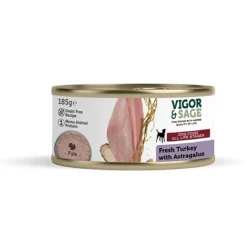 Online 12x Hondenvoer Vers-in-Blik Kalkoen - Astragalus 185 gr Hondenvoer