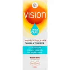 2x Zonnebrand Crème Extra Care SPF 50 185 ml^Vision New