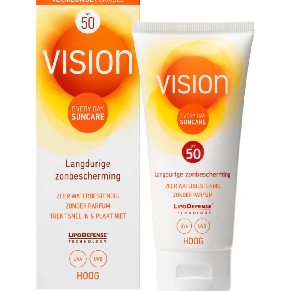 Zonbescherming<Vision 2x Zonnebrand Every Day Sun SPF 50 90 ml