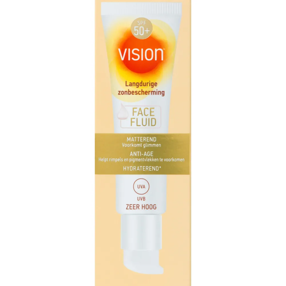 Zonbescherming<Vision 2x Zonnebrand Face Fluid SPF 50+ 50 ml