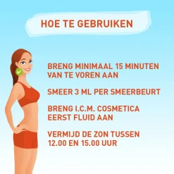 Zonbescherming<Vision 2x Zonnebrand Face Fluid SPF 50+ 50 ml