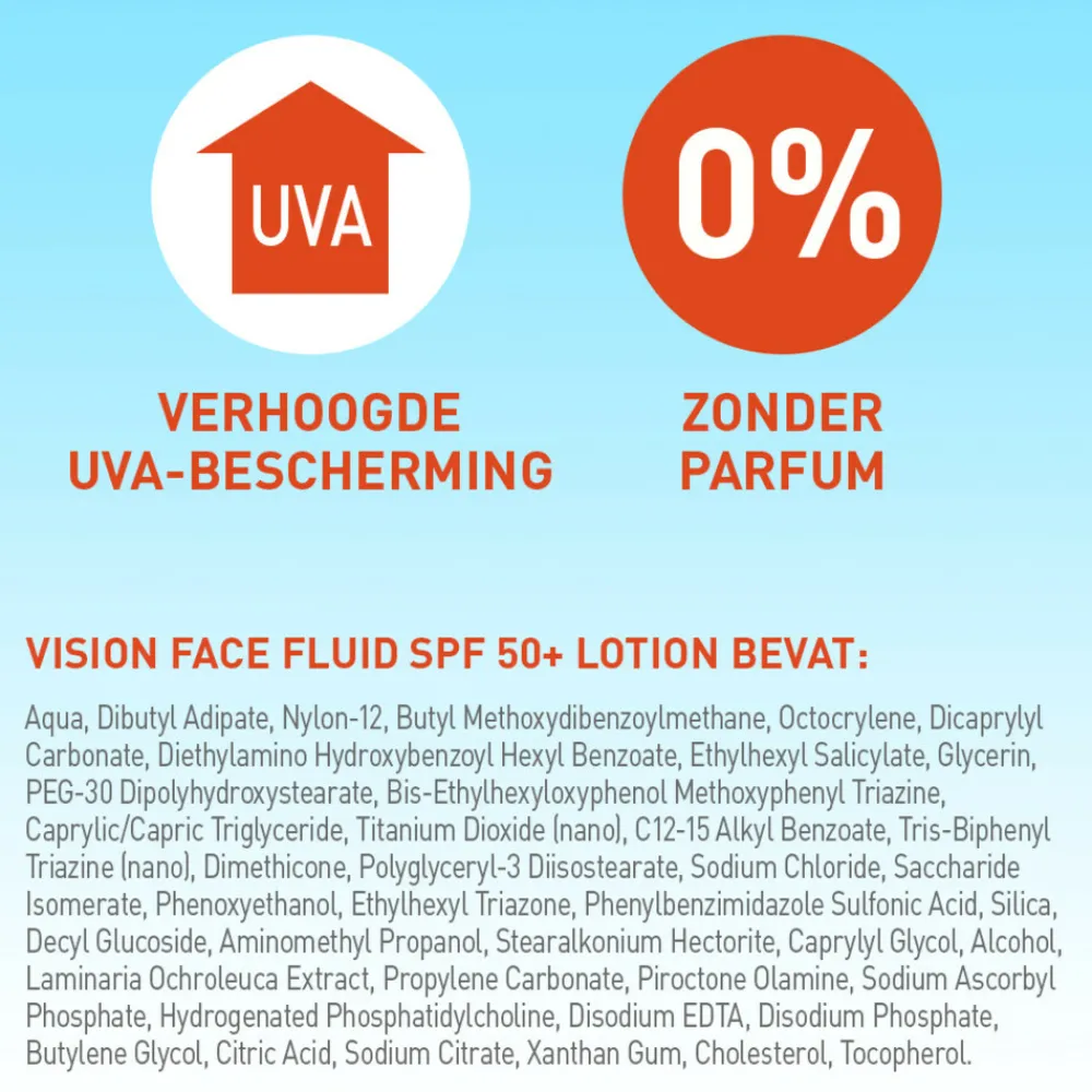 Zonbescherming<Vision 2x Zonnebrand Face Fluid SPF 50+ 50 ml