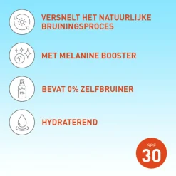 2x Zonnebrand Natural Bronze SPF 30 185 ml^Vision Best