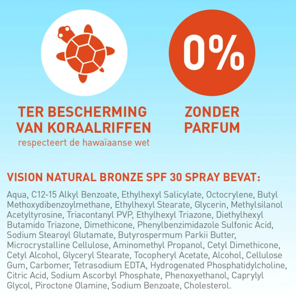 2x Zonnebrand Natural Bronze SPF 30 185 ml^Vision Best