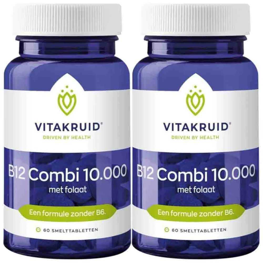 2x B12 Combi 10.000 60 tabletten^Vitakruid New