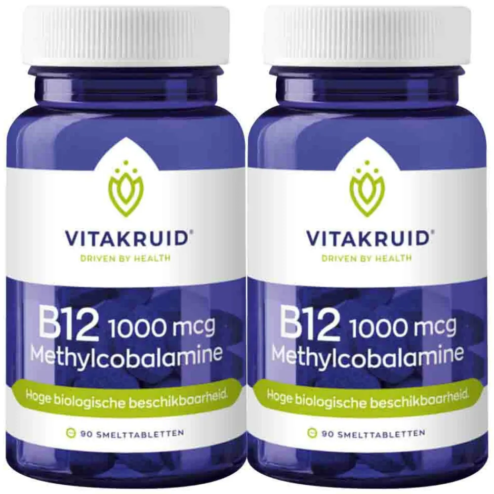 2x B12 Methylco 1000 Mcg 90 tabletten^Vitakruid Sale