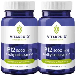 Vitaminen<Vitakruid 2x B12 Methylco 5000 Mcg 60 tabletten