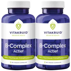 Online 2x B-Complex Actief 90 vegacapsules Vitaminen