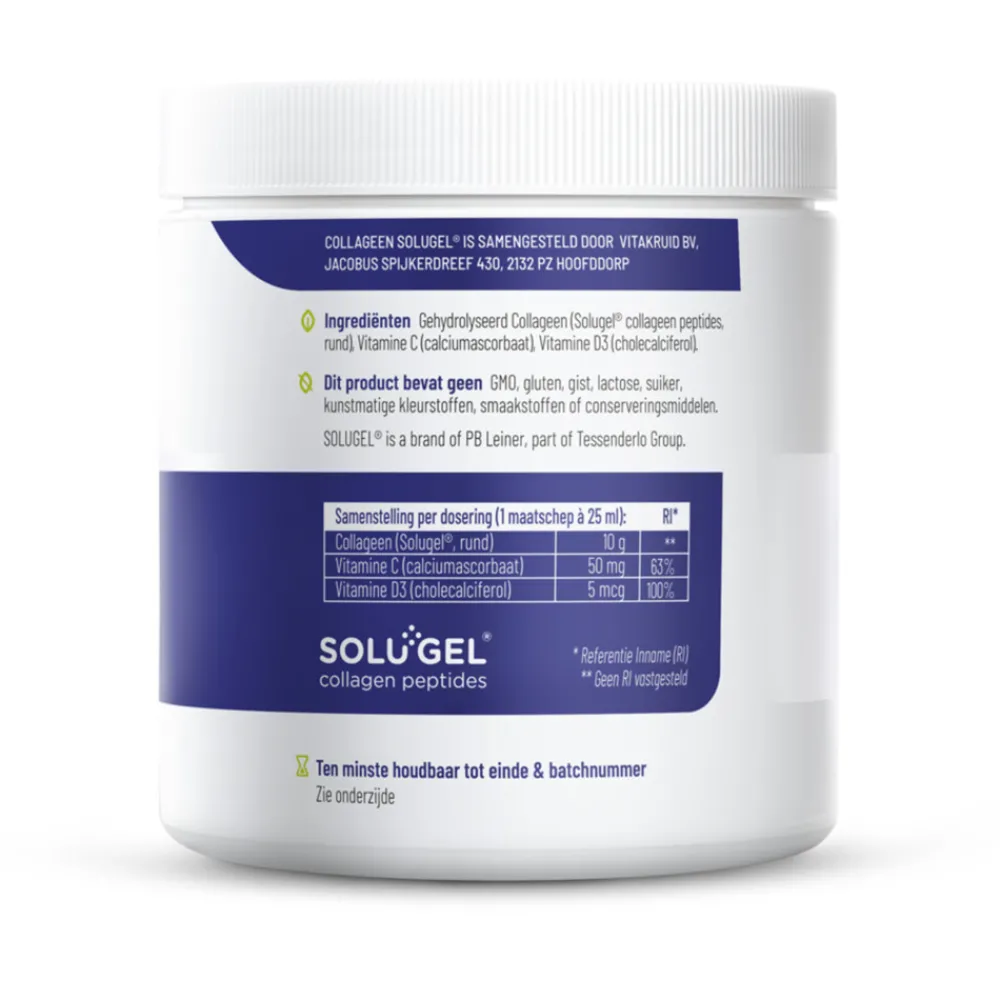 Discount 2x Collageen Solugel Poeder 250 gr Voor Vrouw Of Man