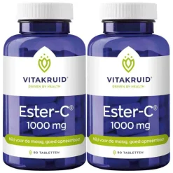 Vitaminen<Vitakruid 2x Ester C 1000 mg 90 tabletten