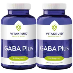 Rustgevend & Slapen|Speciale Bestanddelen<Vitakruid 2x Gaba Plus 180 tabletten
