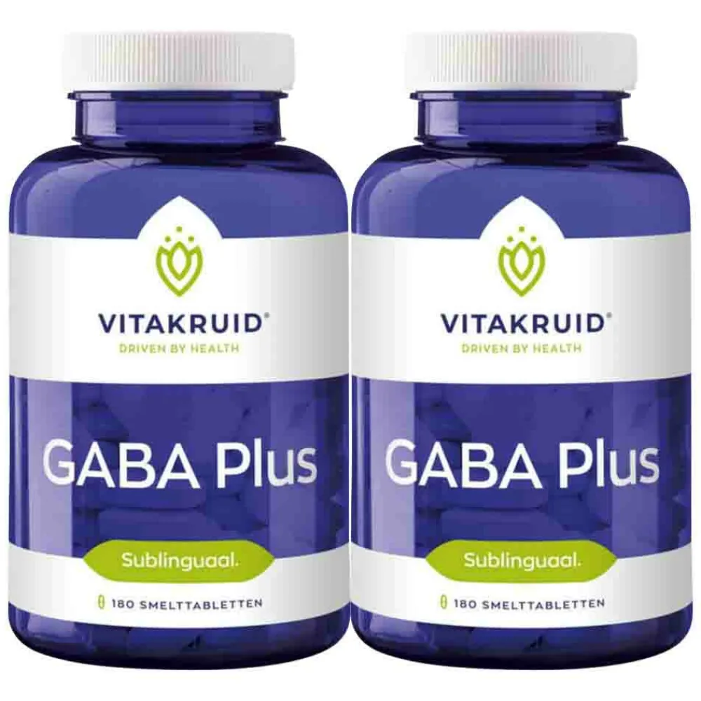 Rustgevend & Slapen|Speciale Bestanddelen<Vitakruid 2x Gaba Plus 180 tabletten