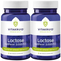 2x Lactase Optiferm 3000 Fcc 90 capsules^Vitakruid New