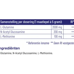 2x L-Glutamine Compleet 230 gr^Vitakruid Online