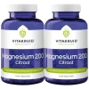 2x Magnesium 200 Citraat 90 tabletten^Vitakruid
