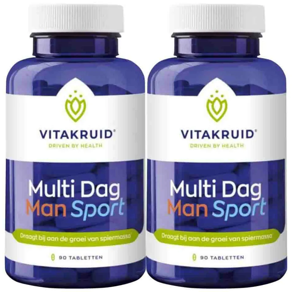 2x Man Sport Multi Dag 90 tabletten^Vitakruid New