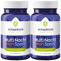 2x Man Sport Multi Nacht 30 tabletten^Vitakruid New