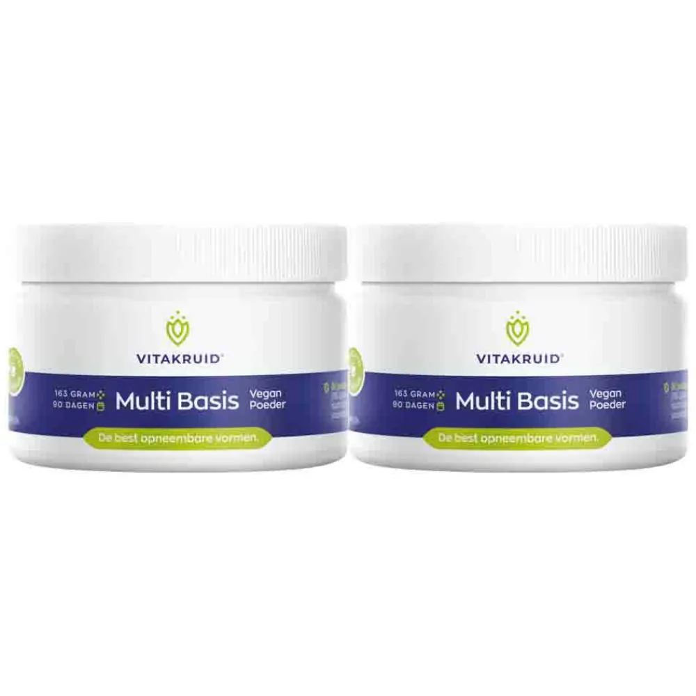 Multi Vitaminen En Mineralen<Vitakruid 2x Multi Basis Poeder 161 gr