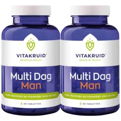 Vitaminen Man<Vitakruid 2x Multi Dag Man 90 tabletten