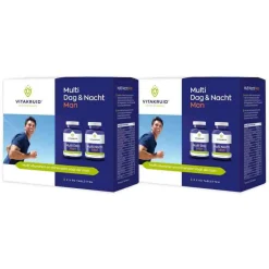 Vitaminen Man<Vitakruid 2x Multi Dag Nacht Man 180 tabletten