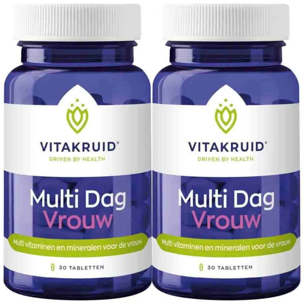 Vitaminen Vrouw<Vitakruid 2x Multi Dag Vrouw 30 tabletten