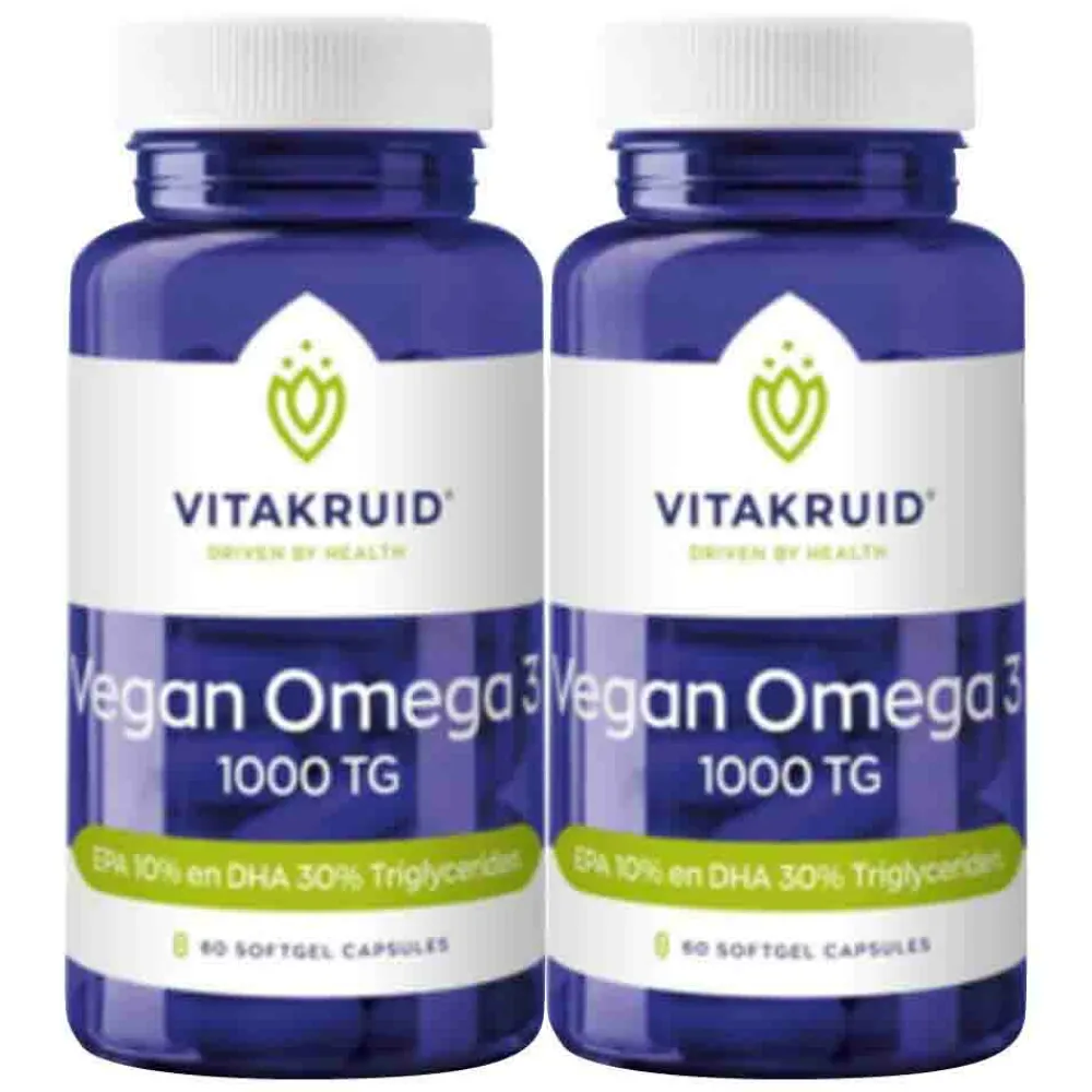 Speciale Bestanddelen<Vitakruid 2x Omega-3 1000 TG Vegan 90 capsules
