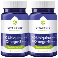 Speciale Bestanddelen<Vitakruid 2x Q10 Ubiquinol & Omega3 60 capsules
