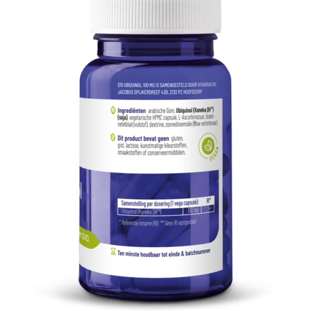 Speciale Bestanddelen<Vitakruid 2x Q10 Ubiquinol 100 mg 60 vegacapsules