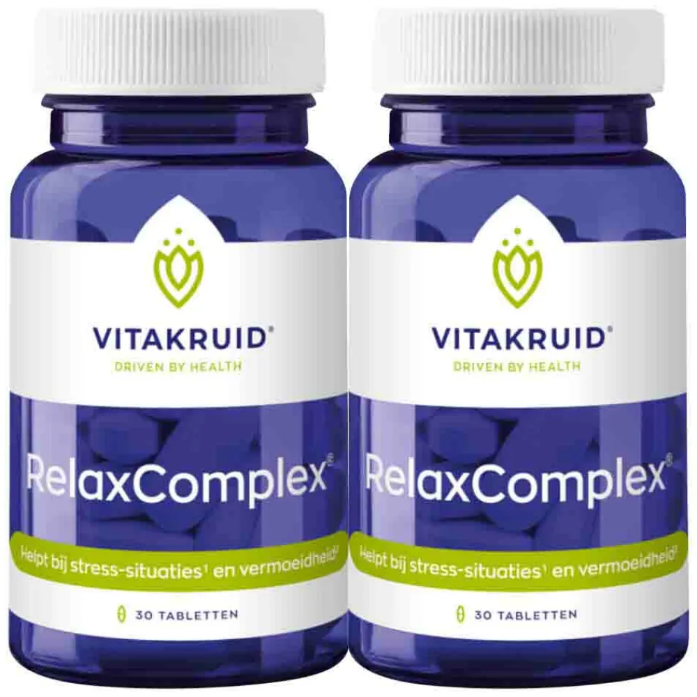 Rustgevend & Slapen<Vitakruid 2x Relaxcomplex 30 tabletten