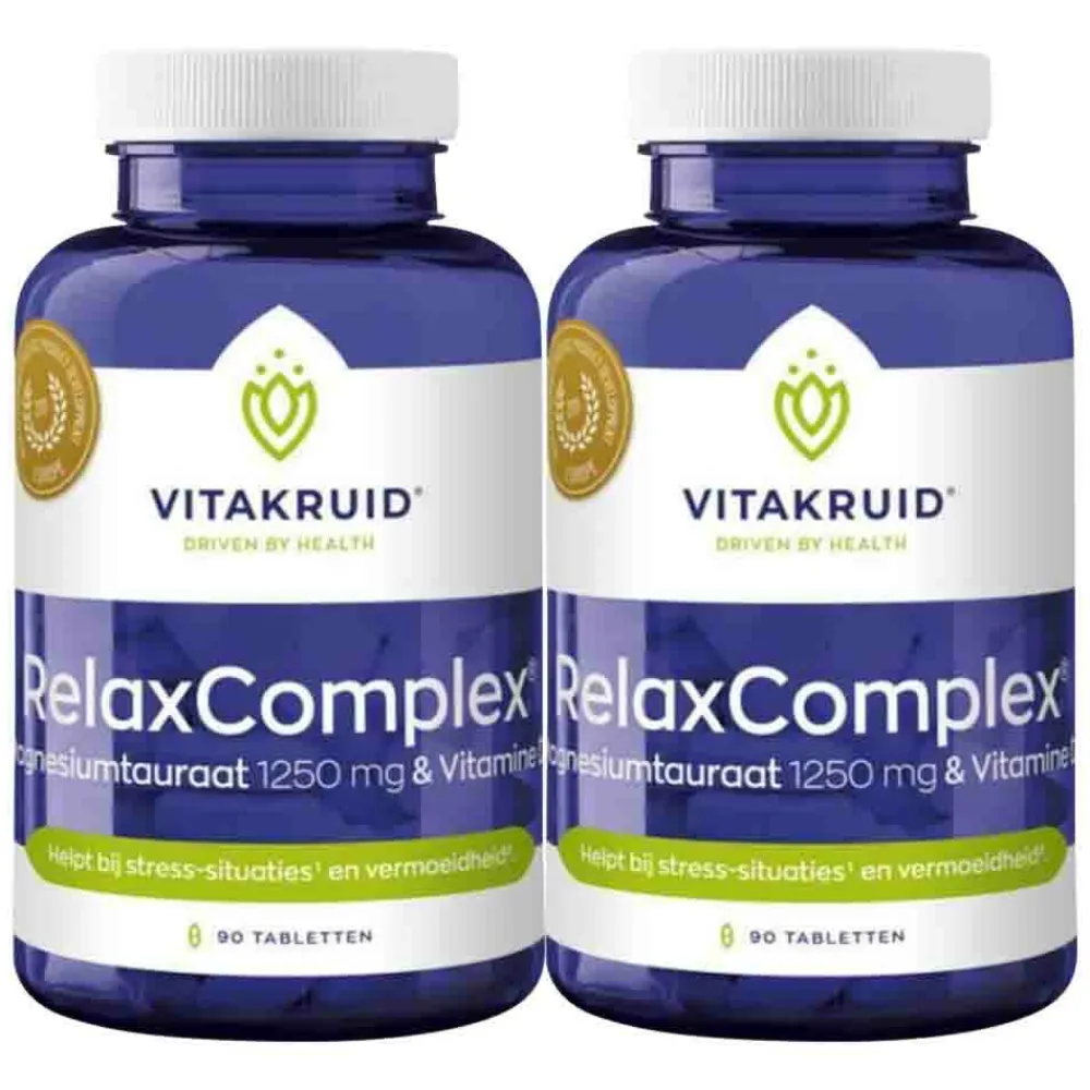 New 2x RelaxComplex 90 tabletten Rustgevend & Slapen