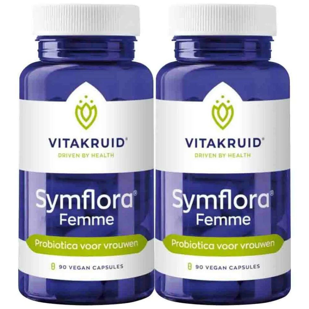Discount 2x Symflora Femme 90 vegacapsules Speciale Bestanddelen