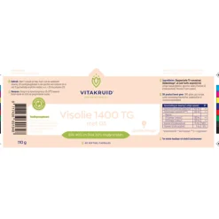 2x Visolie 1400 TG Met D3 60 capsules^Vitakruid Outlet