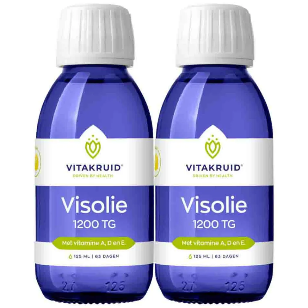 Speciale Bestanddelen<Vitakruid 2x Visolie 1200 TG VIT A D E 125 ML