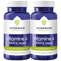 Online 2x Vitamine A 4000 IE Vegan 100 capsules Vitaminen