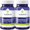 Outlet 2x Vitamine D3 25 mcg 120 tabletten Vitaminen