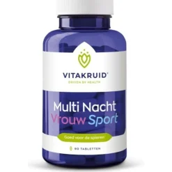 Vitaminen Vrouw<Vitakruid 2x Vrouw Sport Multi Dag Nacht 180 tabletten