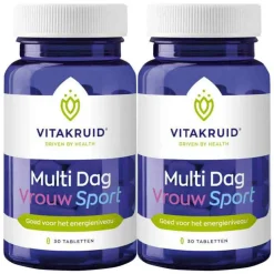 Best 2x Vrouw Sport Multi Dag 30 tabletten Vitaminen Vrouw