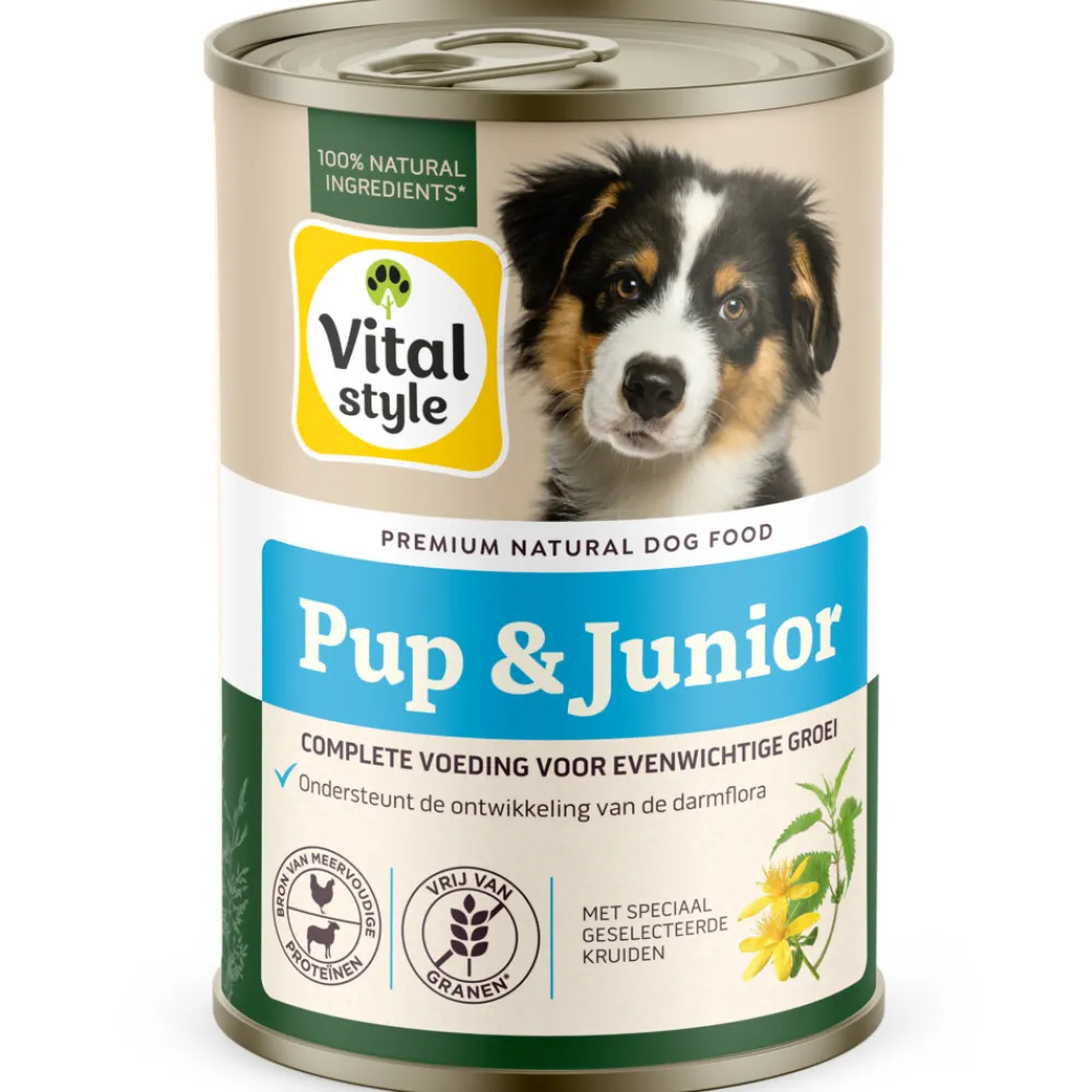 Sale 6x Hondenvoer Blik Puppy - Junior 400 gr Hondenvoer