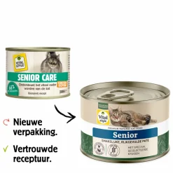 6x Kattenvoer Blik Senior 200 gr^Vitalstyle Outlet