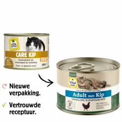 6x Kattenvoer Nat Blik Care Kip 200 gr^Vitalstyle Online