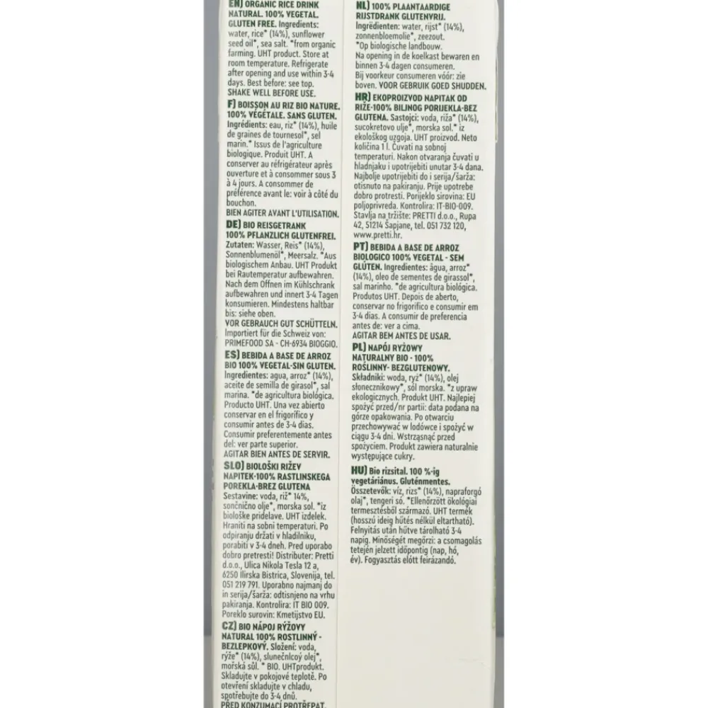 Melkvervangers<Vitariz 10x Rice Drink Biologisch 1 liter