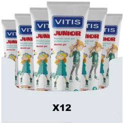12x Tandpasta Junior 75 ml^Vitis Discount
