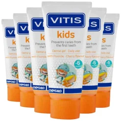 Hot 6x Tandpasta Kids 6m+ 50 ml Mondverzorging|Specialistische Mondverzorging