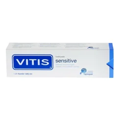 12x Tandpasta Sensitive 75 ml^Vitis Online